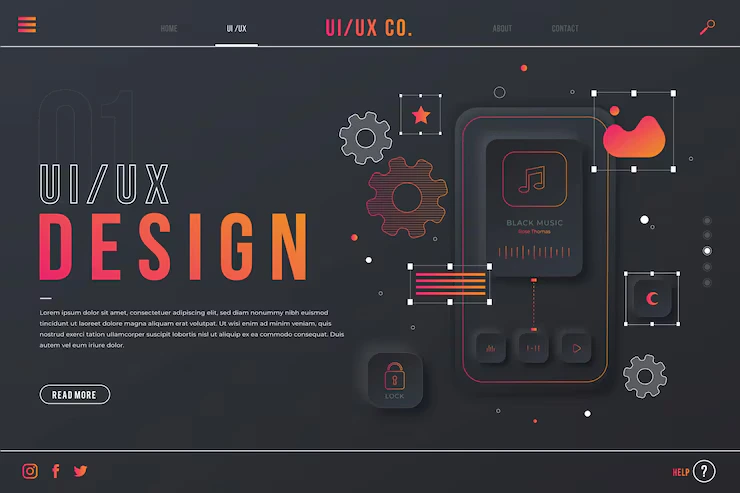 Creative Branding & Portfolio UI
